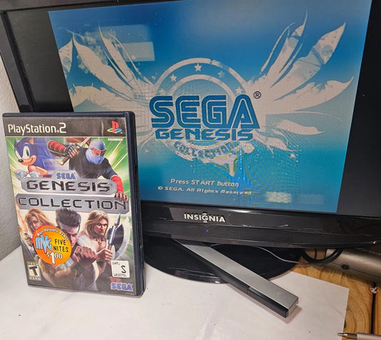 Sega Genesis Collection (Sony PlayStation 2, 2006) Game Case Manual CIB