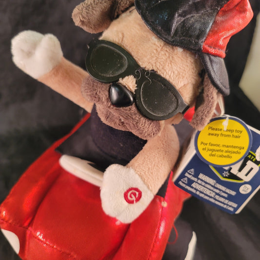 Celebrate Dad Animated Plush Singing Dog In Car - with Tags - Plays “La Grange”