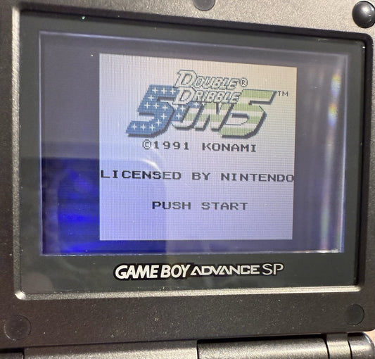 Double Dribble 5 on 5 (Nintendo GameBoy, 1991) Game Box Manual Inserts Reg. Card