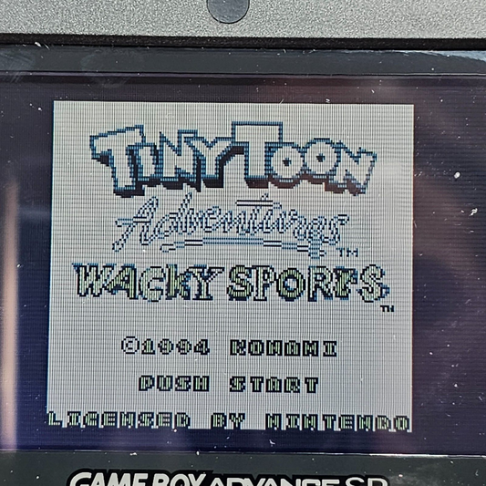Tiny Toon Adventures: Wacky Sports (GameBoy, 1994) Game Box Manual Reg. Inserts
