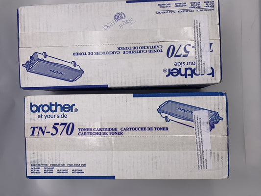 Brother TN-570 Black High Yield Toner Cartridge Factory Refilled