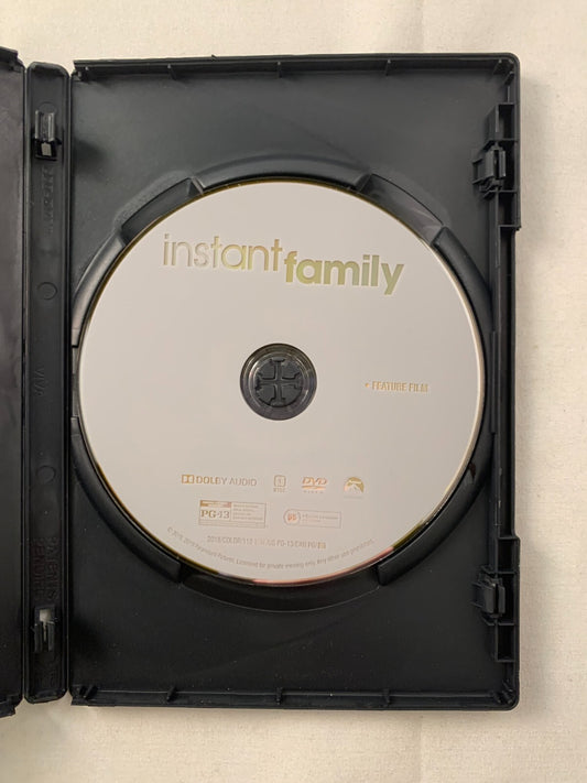 Instant Family (DVD, 2018) Tested and Working