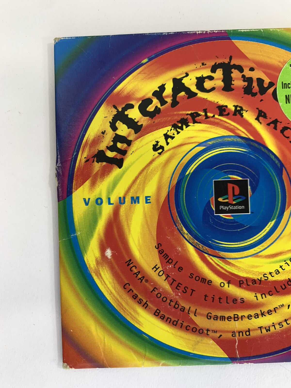 PlayStation Interactive Sampler Vol. 3 (Sony PlayStation 1, 1996) Disc & Sleeve