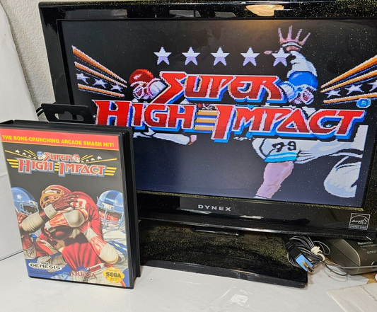 Super High Impact (Sega Genesis, 1992) Complete in Box CIB TESTED