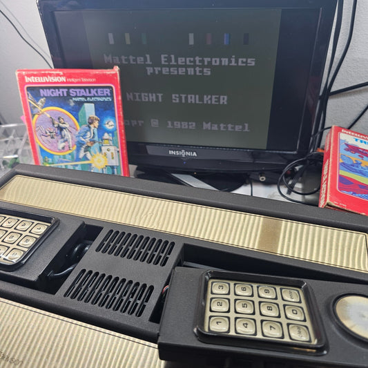 Night Stalker (Intellivision, 1982) Game Case Manual Overlays - Tested