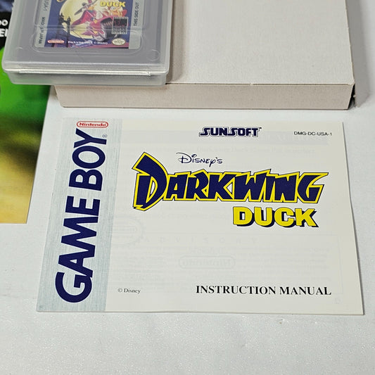 Darkwing Duck (Nintendo Gameboy, 1993) Game Box Manual Inserts CIB Complete