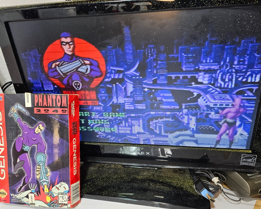 Phantom 2040 (Sega Genesis, 1995) Game, Box, Manual - Tested and Working