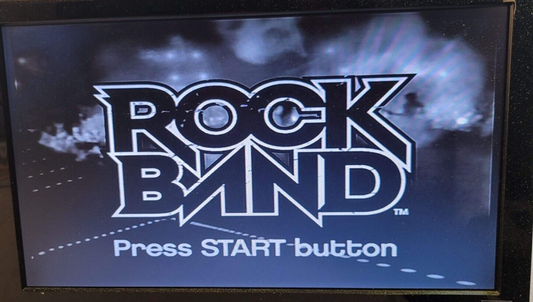 Rock Band (Sony PlayStation 2, 2007) Game Case Manual - Tested and Working