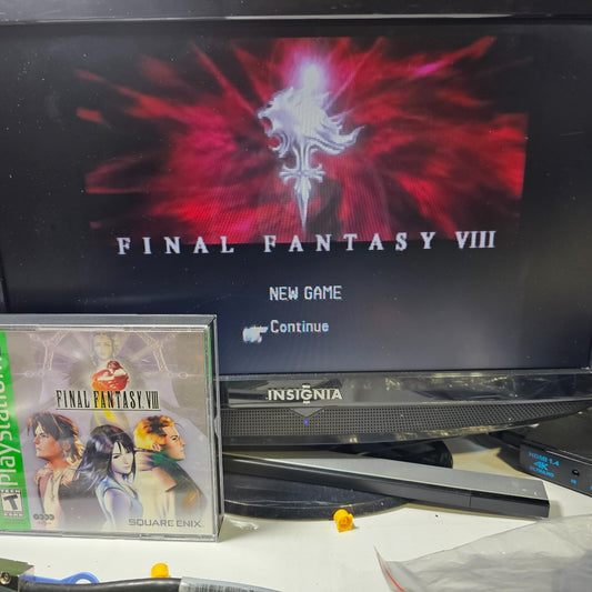 Final Fantasy VIII (PlayStation 1, 1999) Discs Case Manual Registration - Tested
