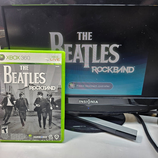 Beatles: Rock Band (Microsoft Xbox 360, 2009) Game Case Manual Insert - Tested