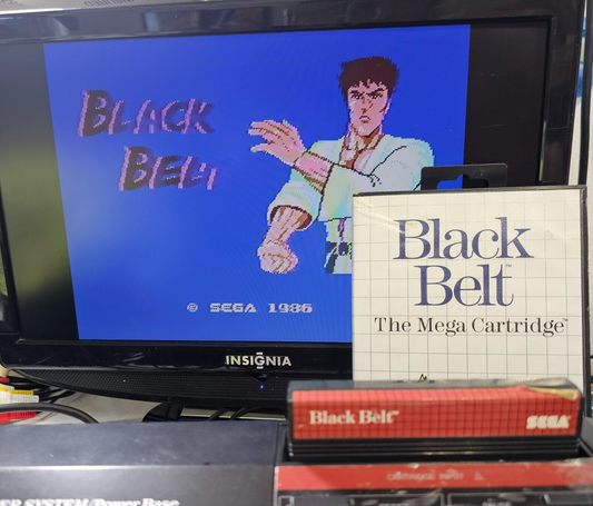 Black Belt (Sega Master System, 1986) Game Case Manual - Tested and Working