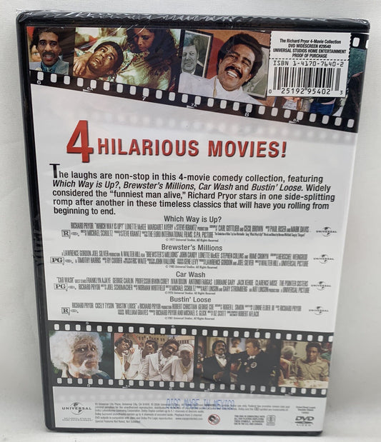 The Richard Pryor 4 Movie Collection (DVD, 2006, The Franchise Collection) New