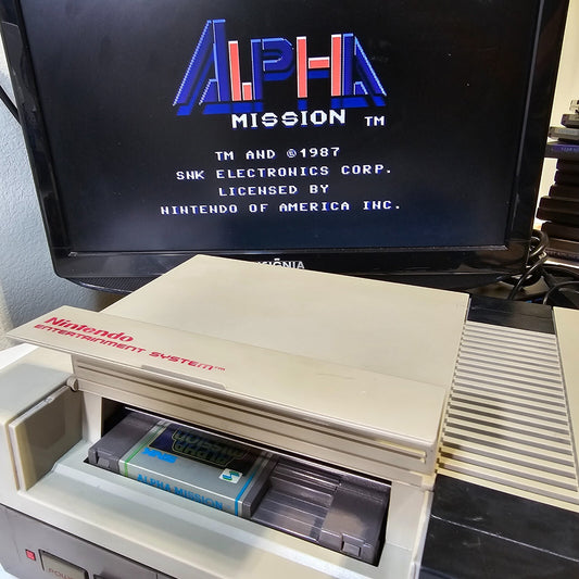Alpha Mission (Nintendo Entertainment System, 1987) Game Cartridge - Tested