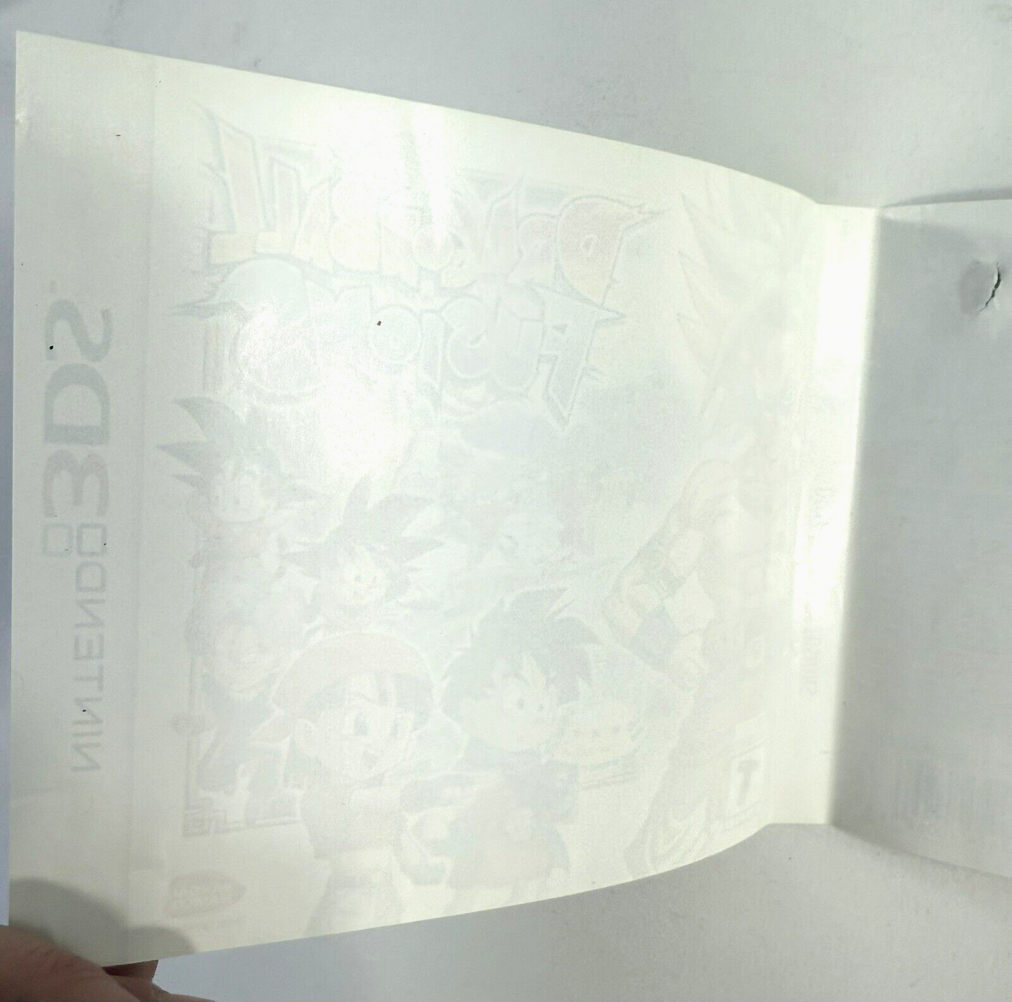 Dragon Ball Fusions (Nintendo 3DS) Original Case Inserts & Manual - No Game