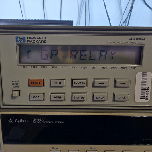 HP Agilent 44471A Digital Input/Output Switch Module - Tested and Working (1348)