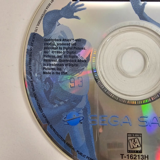 Quarterback Attack With Mike Ditka (Sega Saturn, 1995) Game Disc