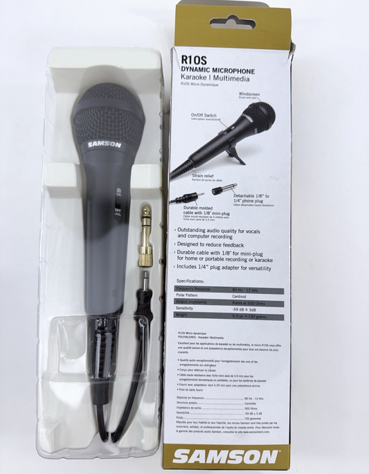 Samson Versatility R10S Dynamic Microphone - Open Box
