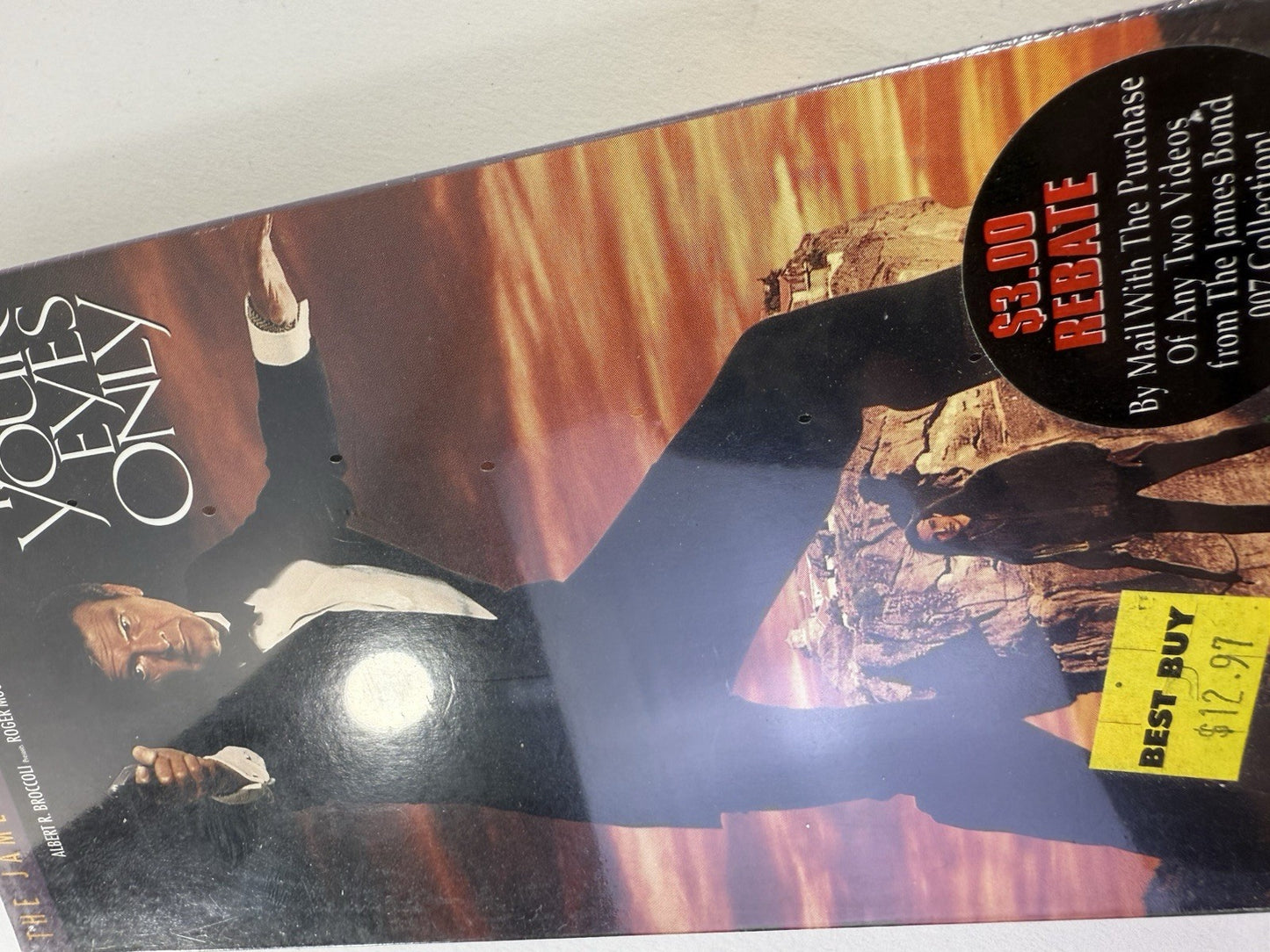 For Your Eyes Only (VHS, 1996) New, Factory Sealed - Roger Moore James Bond Film