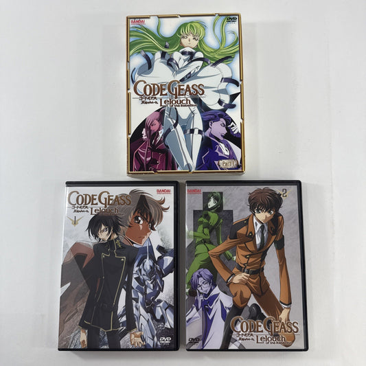 Code Geass: Lelouch of the Rebellion - Part 1 (DVD, 2008, 2-Disc Set) - Tested