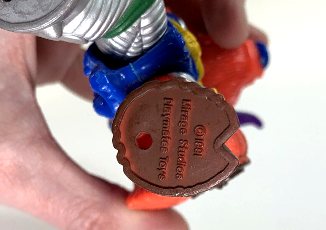 Playmates 1991 Teenage Mutant Ninja Turtle Groundchuck Red Bull Action Figure