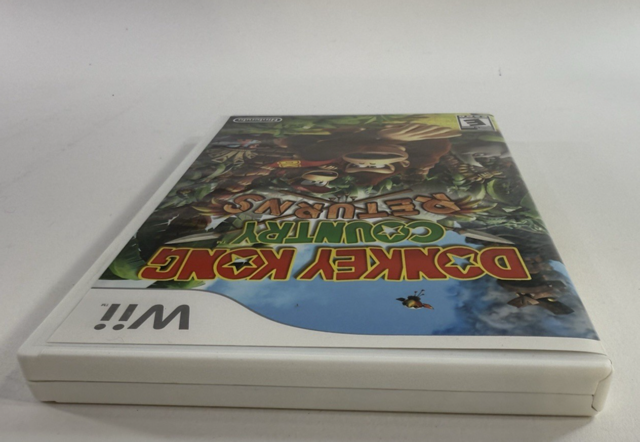 Donkey Kong Country Returns (Nintendo Wii, 2010) Game Case Manual - Tested