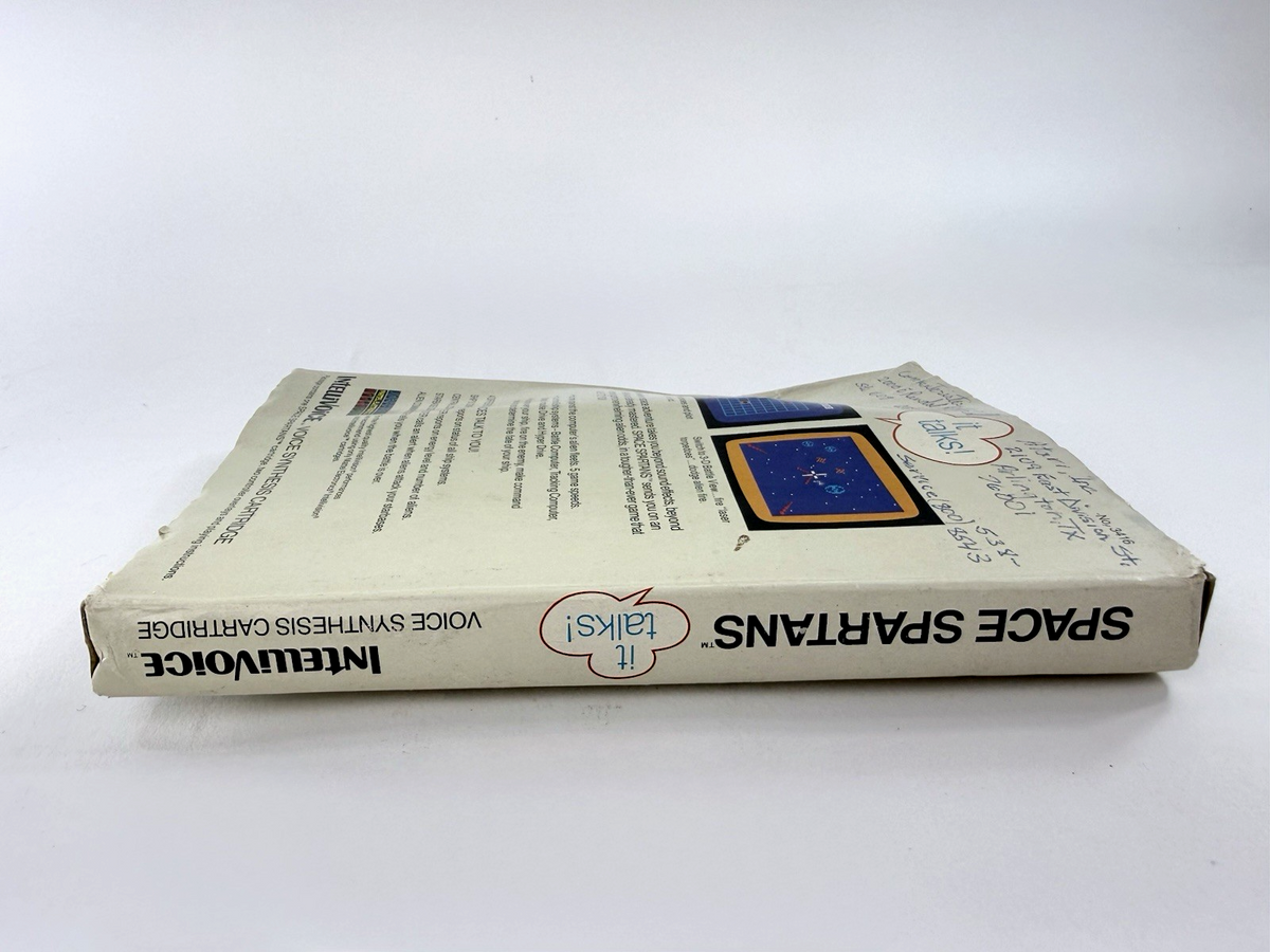 Space Spartans (Intellivision, 1982) Game Box Manual Overlays - Tested