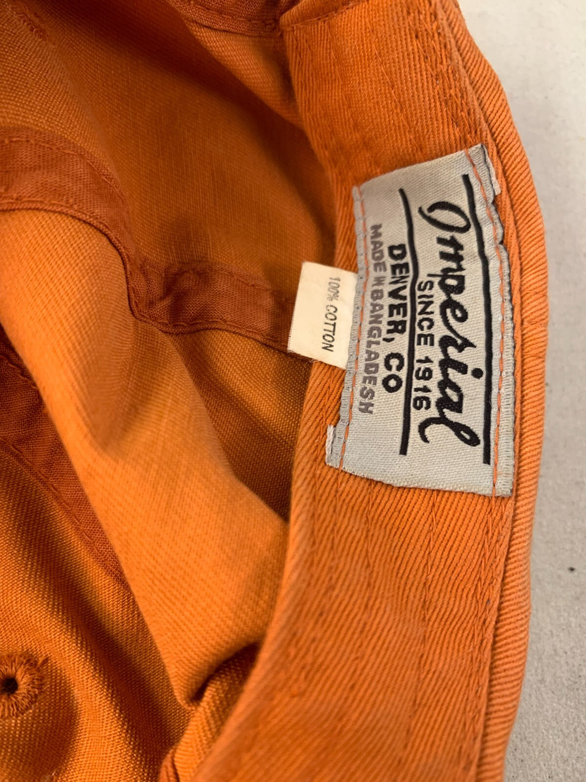 Naperville Country Club Orange Adjustable Hat Cap