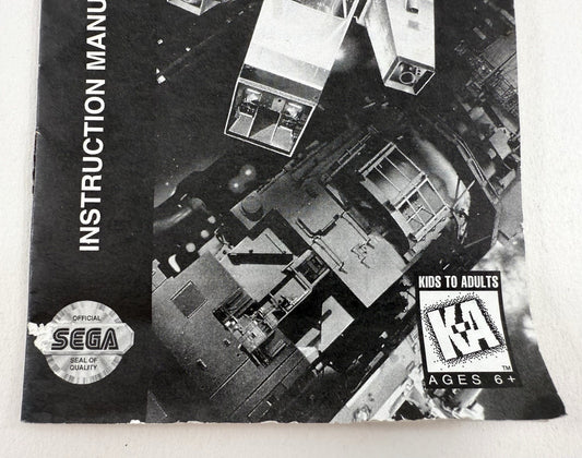 Zaxxon's Motherbase 2000 (Sega Genesis 32X, 1995) Instructional Manual 84512