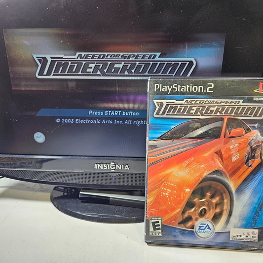 Need for Speed: Underground (Sony PlayStation 2, 2003) Game Case Manual - Tested