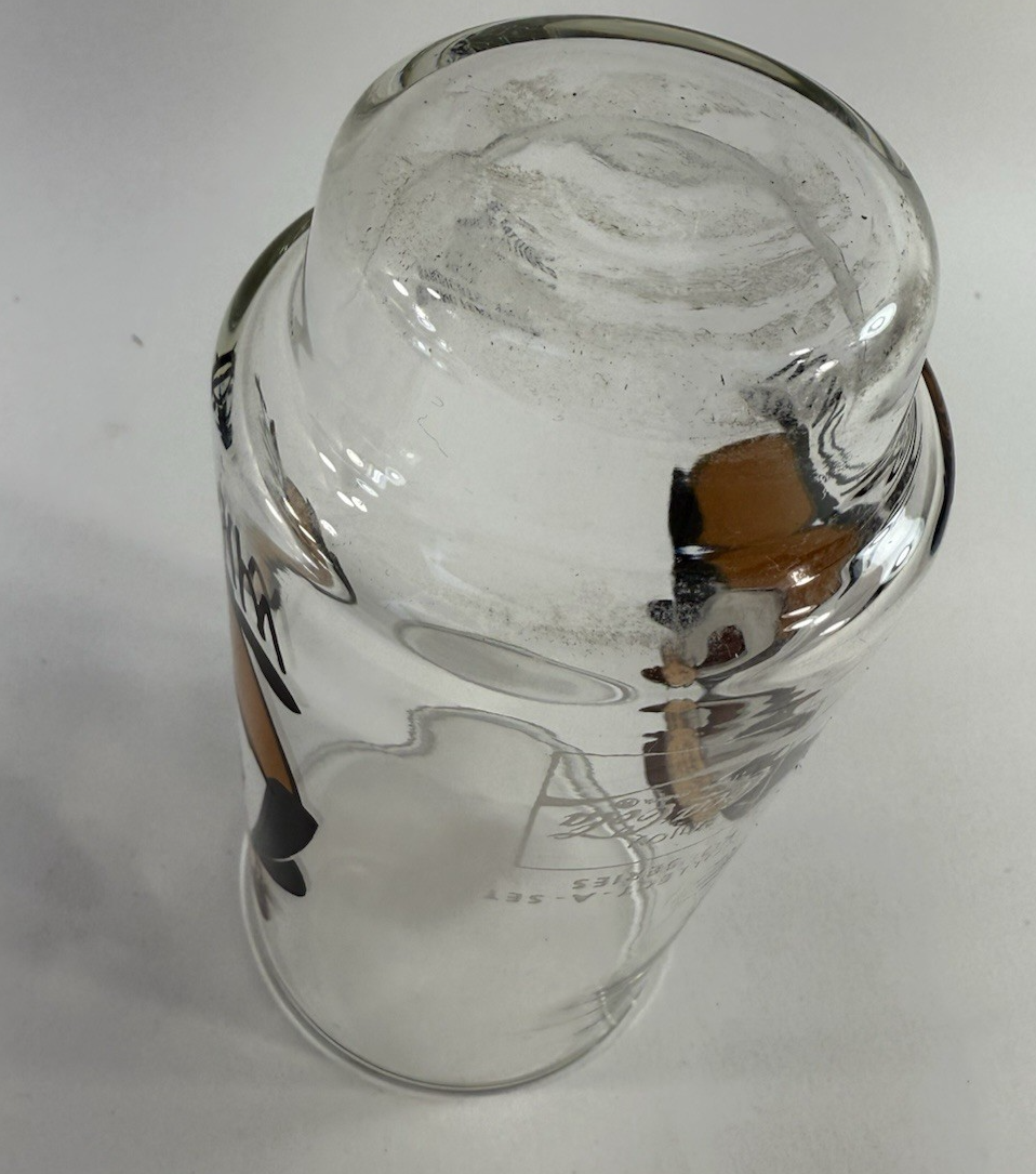 Coca-Cola Kollect-A-Set Series Popeye 1975 Wimpy 6” Drinking Glass