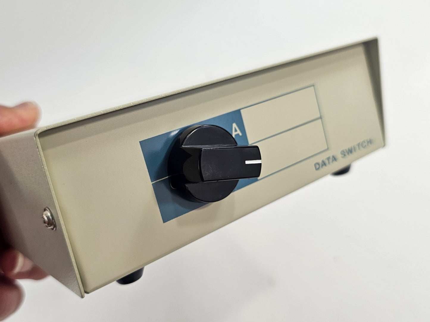 Manual DB-25 A/B Data Switch Box - Parallel Port Selector - Power-Free - Tested