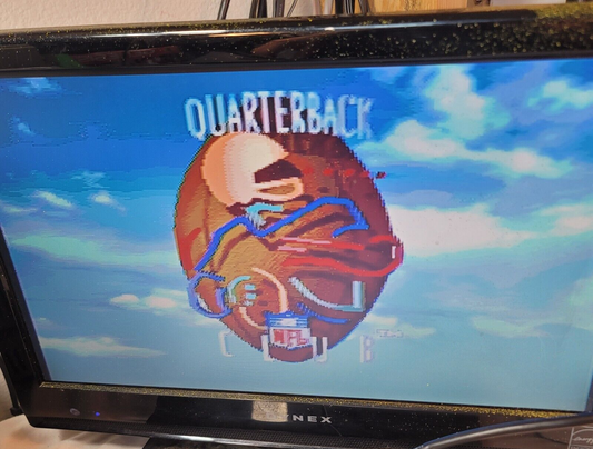 NFL Quarterback Club (Sega Genesis, 1994) Game Case Manual Insert - Tested