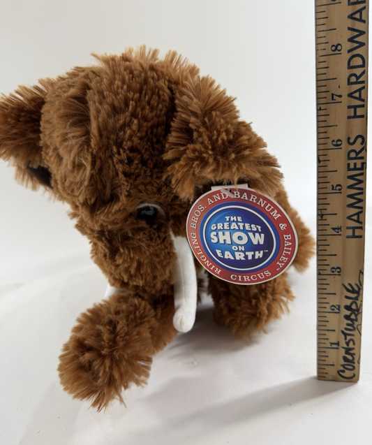 Ringling Bros 2015 Barnum & Bailey 9" Wooly Mammoth Plush with Tags