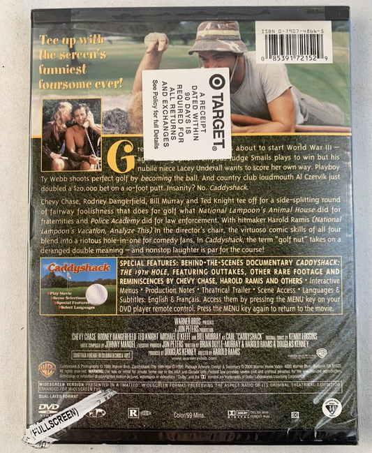 Caddyshack 20th Anniversary Edition (DVD, 2000) New, Factory Sealed