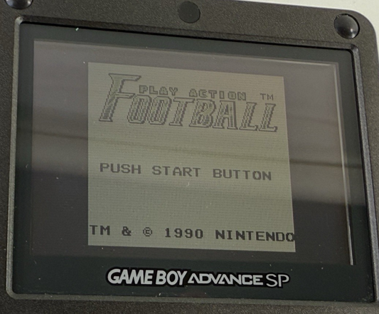 Play Action Football (Nintendo Gameboy, 1990) Game Cartridge - Tested & Working