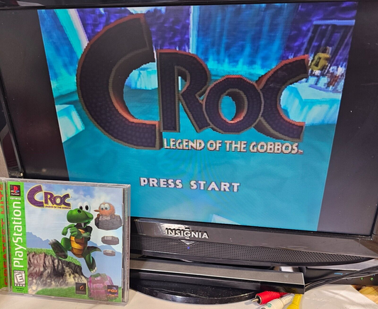 Croc: Legend of the Gobbos (PlayStation 1, 1998) Game Case Manual Registration