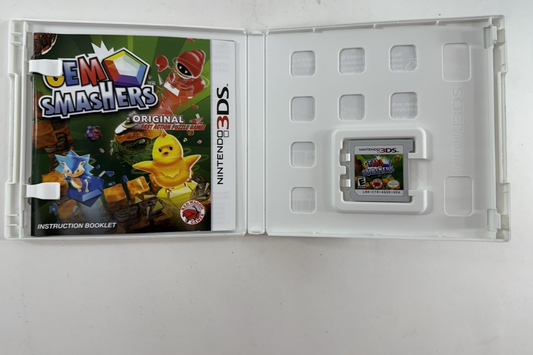 Gem Smashers (Nintendo 3DS, 2011) Game, Case, Manual - Tested
