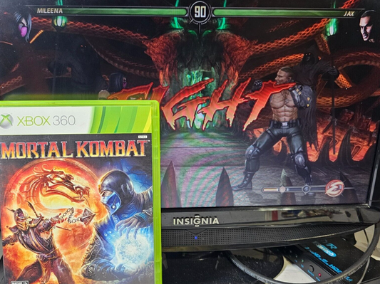 Mortal Kombat (Microsoft Xbox 360, 2010) Game Case Manual Inserts Code - Tested