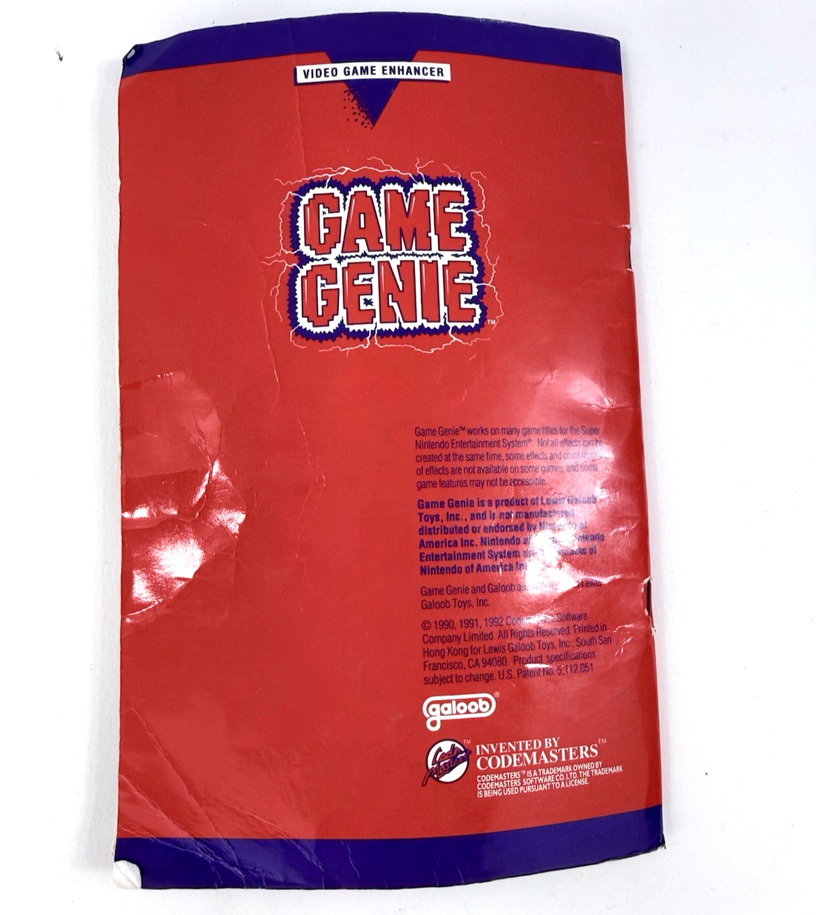 Galoob Game Genie Video Game Enhancer V1.0 (Super Nintendo, 1992) & Code Books