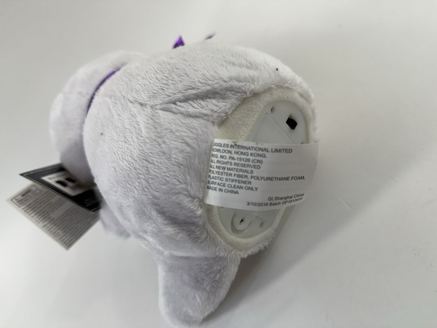 Big Lots 2018 10" Halloween Funny Face Ghost Animatronic Plush - New, Tested