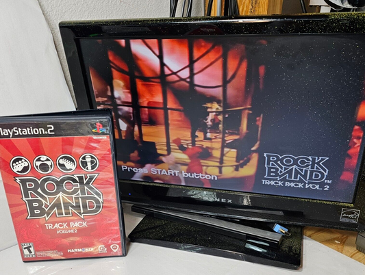 Rock Band Track Pack Vol. 2 (Playstation 2, 2008) Game case Manual