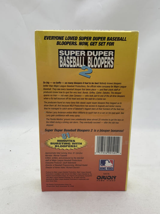 Super Duper Baseball Bloopers 2 (VHS, 1994) New, Factory Sealed
