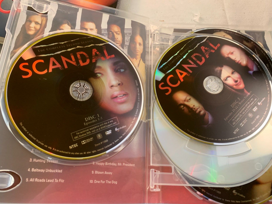 Scandal: The Complete Second Season (DVD, 2013, 5-Disc Set)