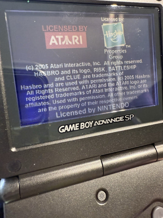 Battleship Risk Clue (GameBoy Advance, 2005) Game Cartridge - Tested