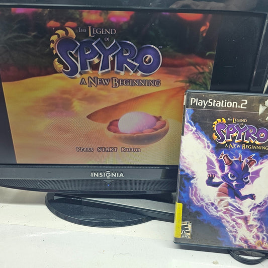 The Legend of Spyro: A New Beginning (PlayStation 2, 2006) Game Case Manual