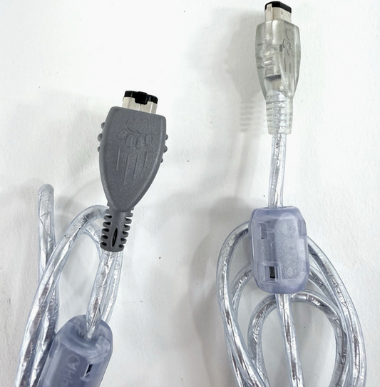 Mad Catz Game Boy Advance Silver/Purple Link Transfer Cable - Tested and Working