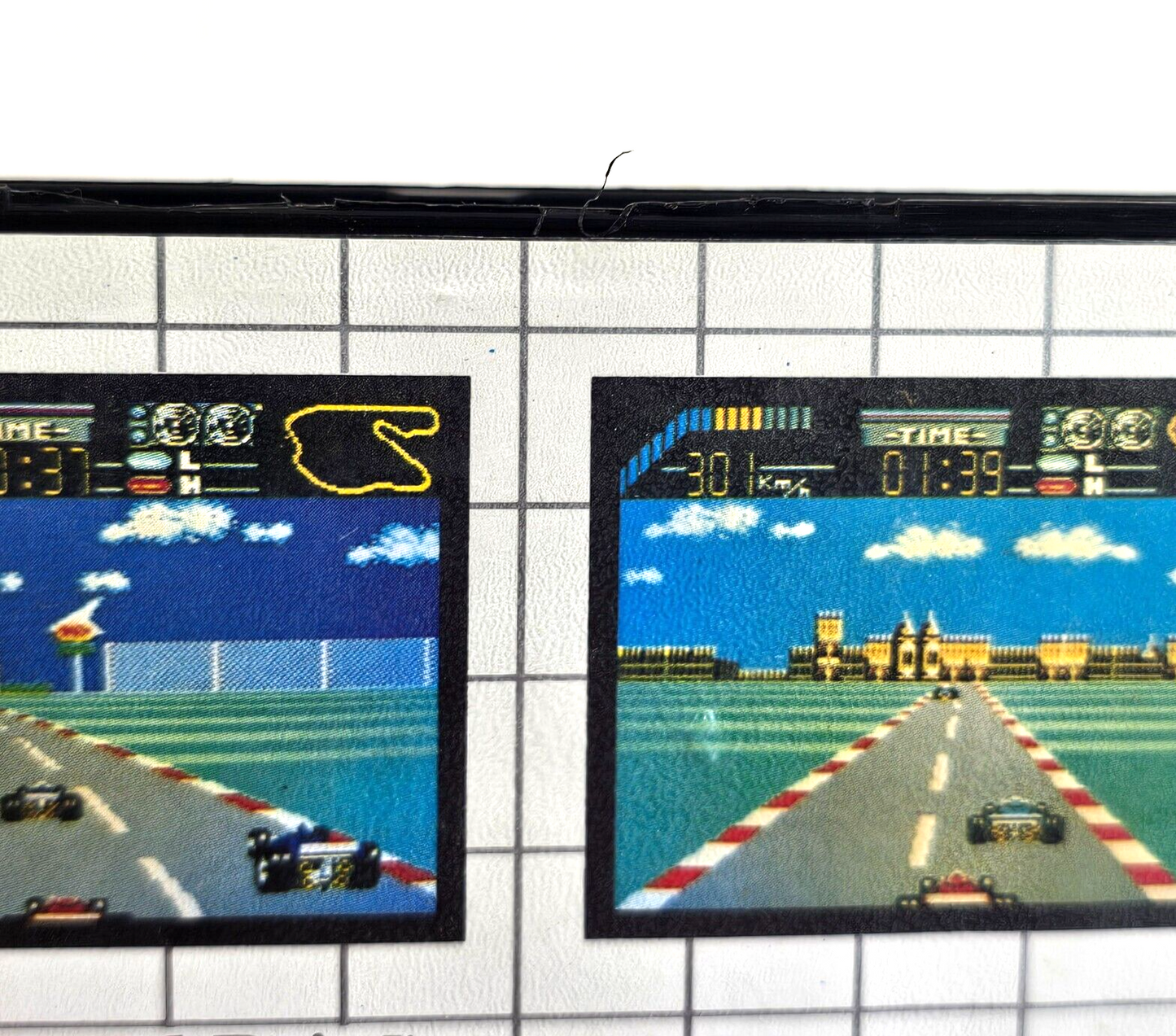 World Grand Prix (Sega Master System, 1986) Game Case Manual - Tested & Working