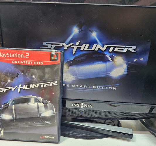SpyHunter (PlayStation 2, 2002) Game Case Manual Registration - Tested