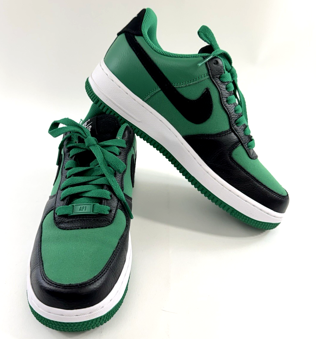 Nike Air Force 1 Low By You Custom DV3907-900 Green/Black US Women's 9 Shoes