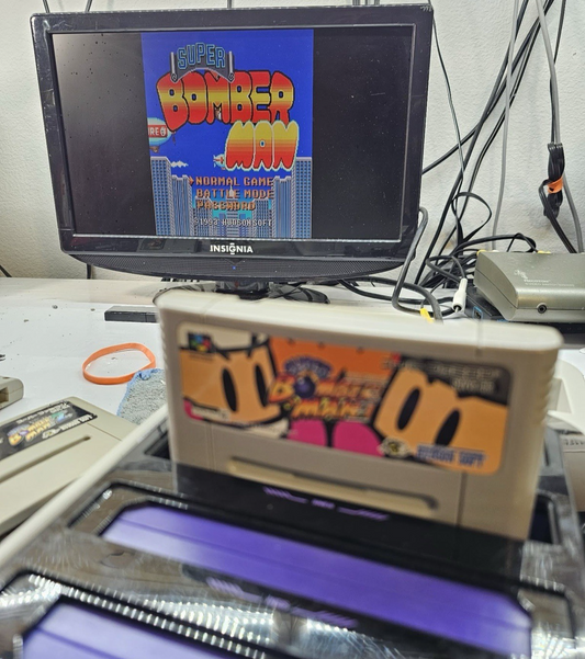 Super Bomberman (Super Famicom, 1993) Game Cartridge - Tested and Working